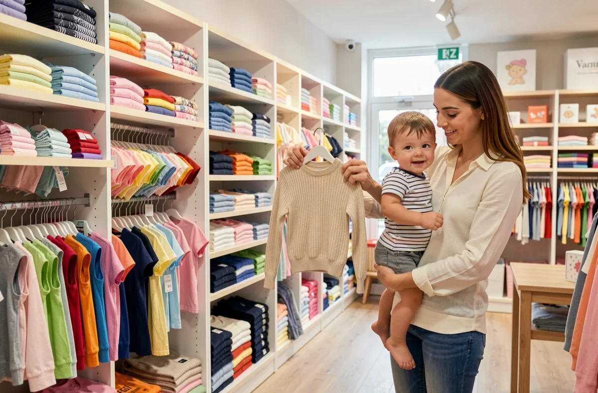 L'intérieur organisé d'une boutique Du Pareil au Même à Paris avec des vêtements enfants accessibles